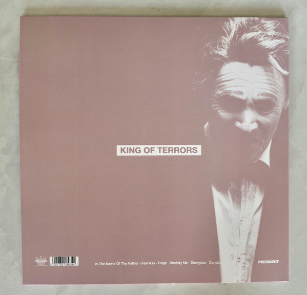 President King Of Terrors 12" vinyl EP back cover with barcode