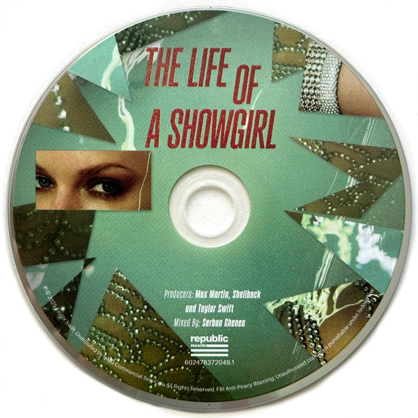 Taylor Swift : The Life Of A Showgirl (CD, Album, S/Edition, Sig)