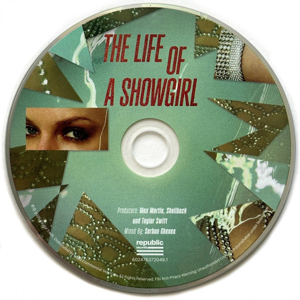 Taylor Swift : The Life Of A Showgirl (CD, Album, S/Edition, Sig)