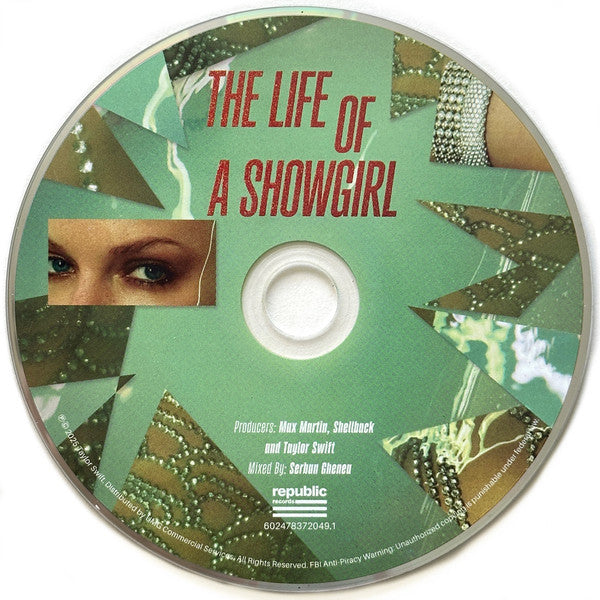 Taylor Swift : The Life Of A Showgirl (CD, Album, S/Edition, Sig)