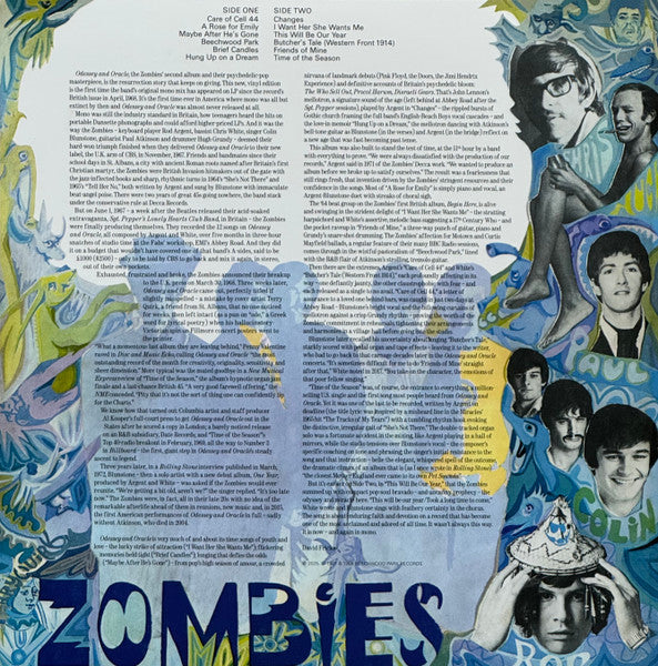 The Zombies : Odessey And Oracle (LP, Album, Mono, Ltd, RE, RM, Mel)