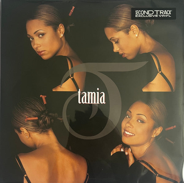 Tamia self-titled vinyl 2LP front cover, sealed with Secondtrack exclusive hype sticker