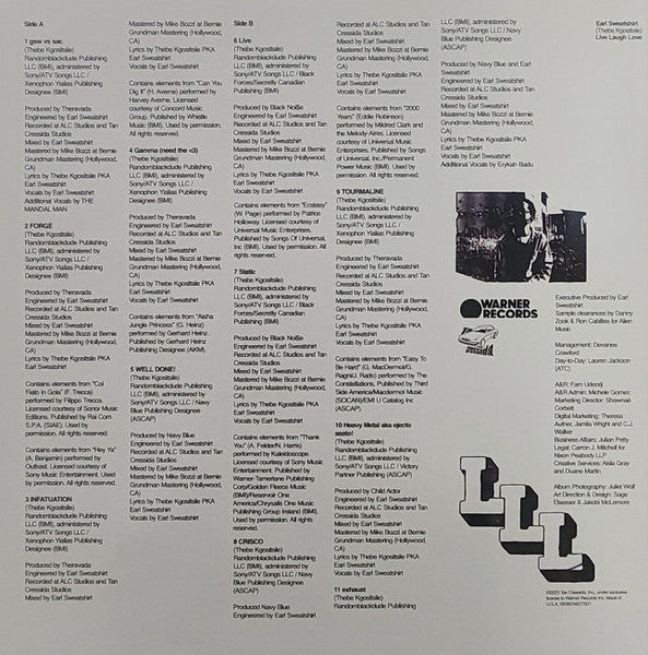 Earl Sweatshirt : Live Laugh Love (LP, Album, Ltd, Rai)