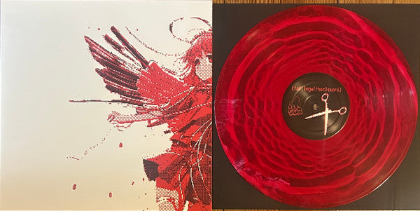 fallingwithscissors The Death and Birth of an Angel nebula vinyl EP mockup with cover