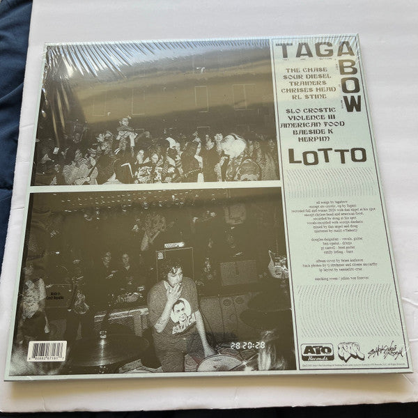 they are gutting a body of water Lotto vinyl LP back cover, sealed, with tracklist