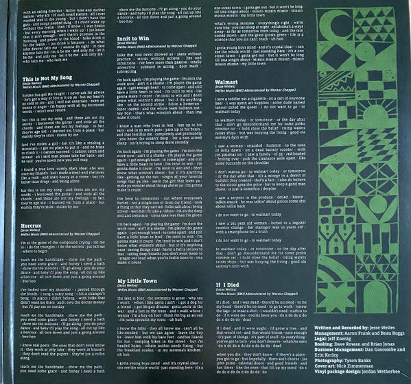Jesse Welles : Patchwork (LP, Album, Yel)