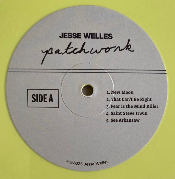 Jesse Welles : Patchwork (LP, Album, Yel)