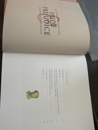 Dario Marianelli, Jean-Yves Thibaudet Pride & Prejudice box set book title page and contents
