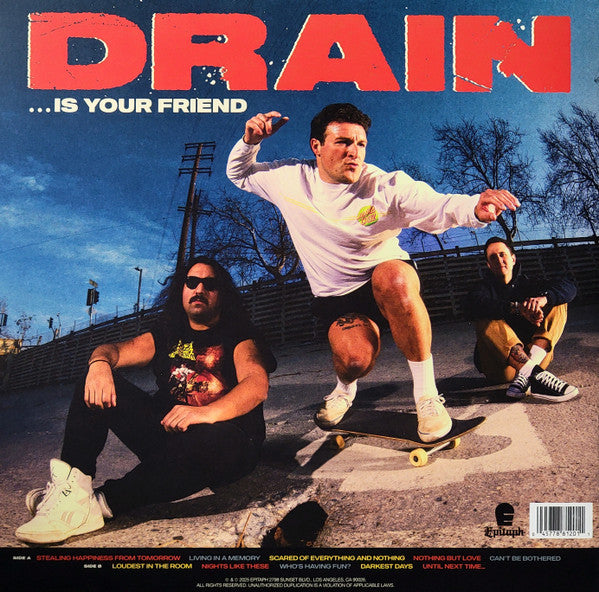 Drain (17) : ...Is Your Friend (LP, Pin)