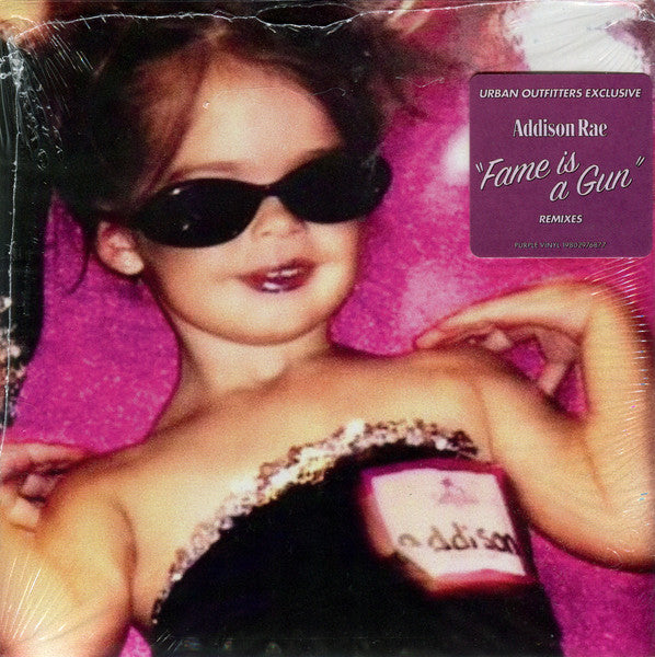 Addison Rae : Fame Is A Gun (7", Single, Ltd, Pur)