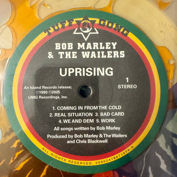 Bob Marley & The Wailers : Uprising (LP, Album, Ltd, “li)
