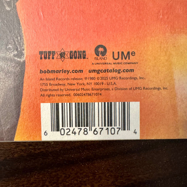 Bob Marley & The Wailers : Uprising (LP, Album, Ltd, “li)