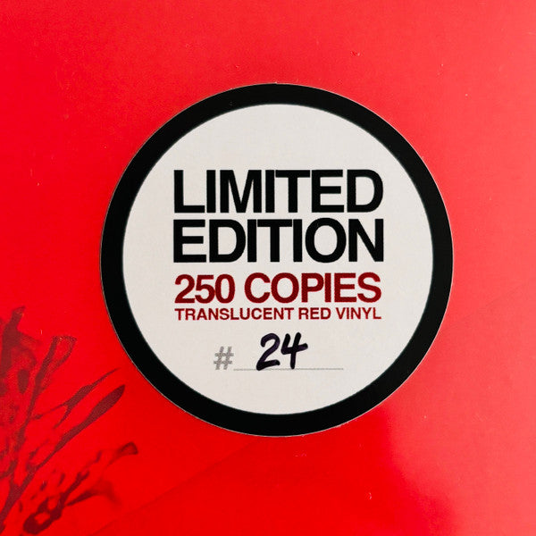 Blue October Hot Stuff 12" single limited edition translucent red vinyl sticker