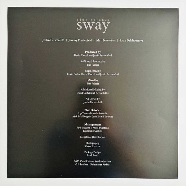 Blue October (2) : Sway (2xLP, Album, Ltd, RE, Sea)