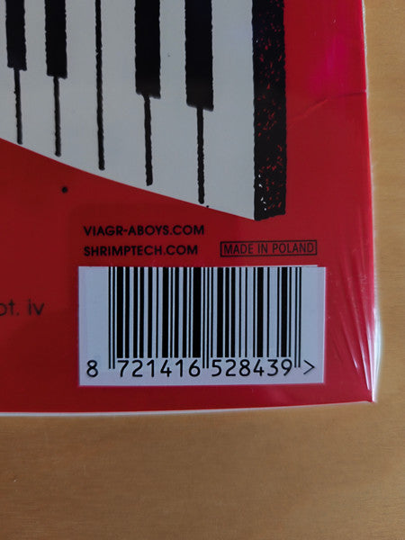 Viagra Boys Viagr Aboys vinyl LP barcode sticker on shrink