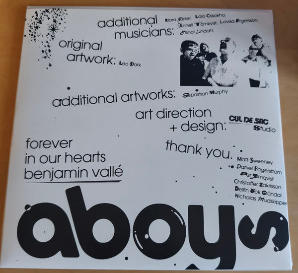 Viagra Boys Viagr Aboys vinyl LP back cover credits