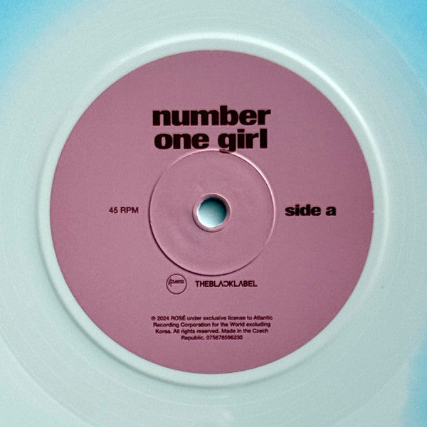 Rosé (2) : Number One Girl (7", Single, Ltd, Clo)