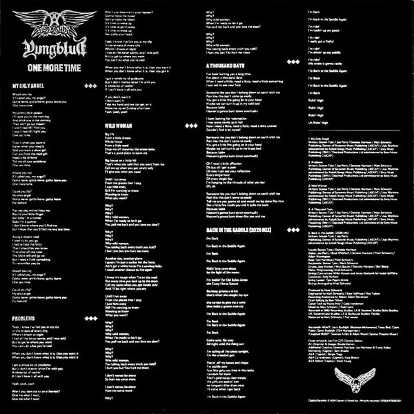 Aerosmith • Yungblud (3) : One More Time (12", S/Sided, EP, Etch)