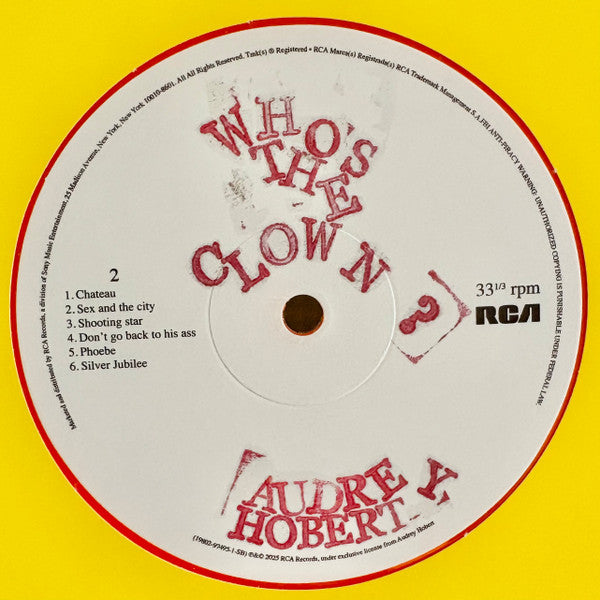 Audrey Hobert : Who's The Clown? (LP, Album, Ltd, Ora)