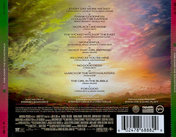 Stephen Schwartz : Wicked: For Good (The Soundtrack) (CD, Album, Sig)