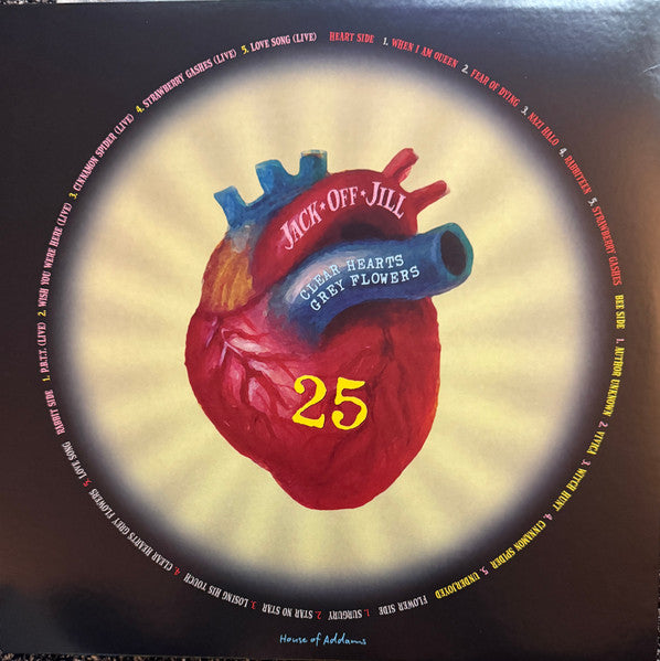 Jack Off Jill : Clear Hearts Grey Flowers  (LP, Album, S/Edition, Cle)