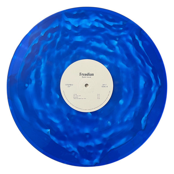 Daniel Caesar Freudian "Blue Shore" blue vinyl 2LP disc two
