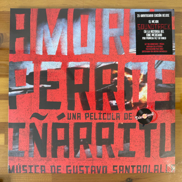 Various : Amores Perros (Música Original De La Película) (3xLP, Comp, Dlx, Red)