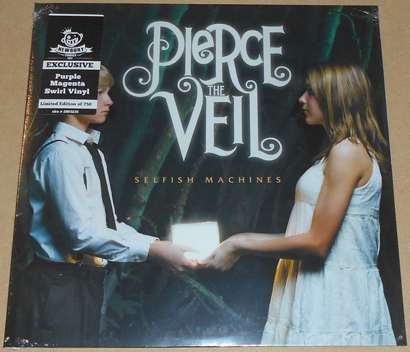 Pierce The Veil Selfish Machines vinyl LP front cover, sealed, with exclusive hype sticker
