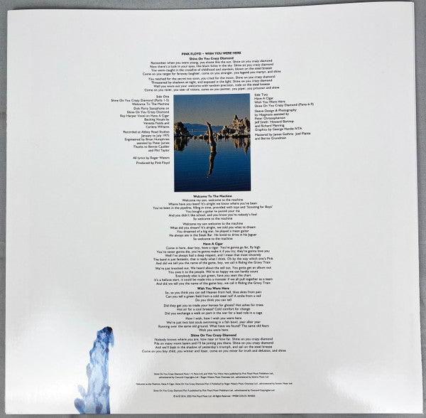 Pink Floyd : Wish You Were Here (LP, Album, RE, RM, Qua)