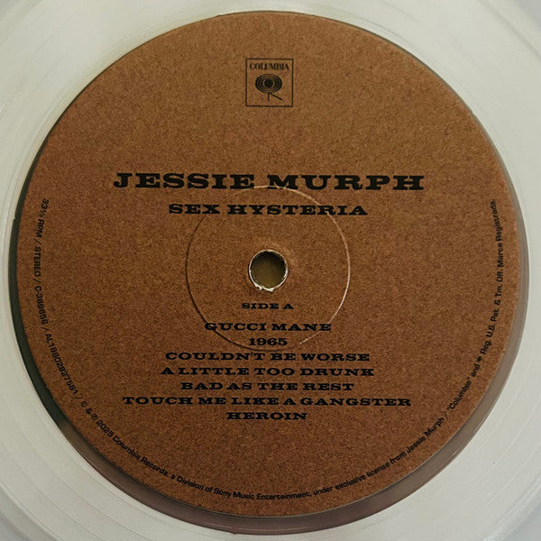 Jessie Murph : Sex Hysteria (LP, Album, Cle)