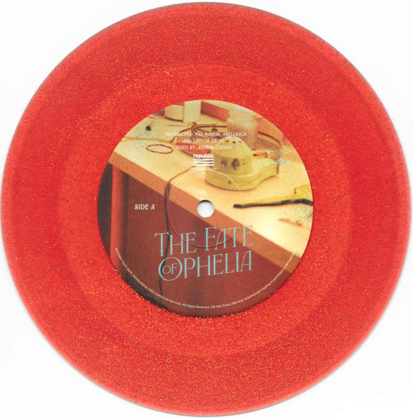 Taylor Swift : The Fate Of Ophelia (7", Single, Ora)
