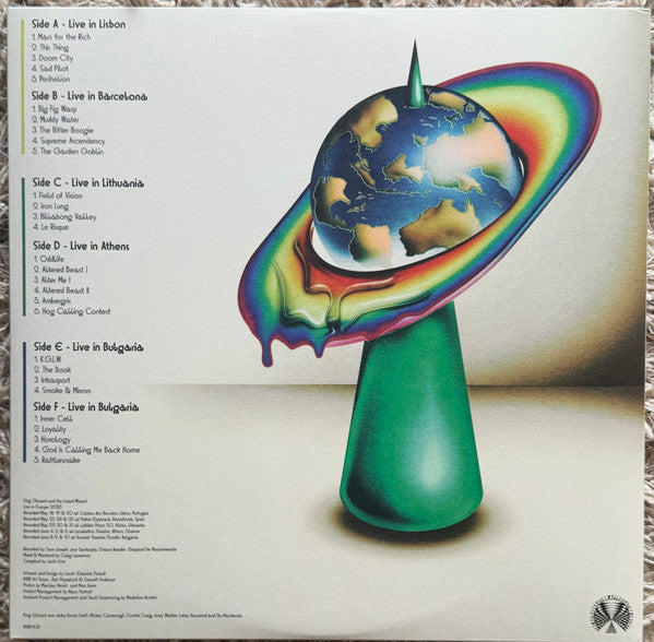 King Gizzard And The Lizard Wizard : Europe 25' (3xLP, Comp, Ltd, Rai)