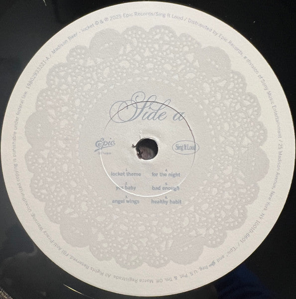 Madison Beer : Locket (LP, Album, Ltd, Sig)