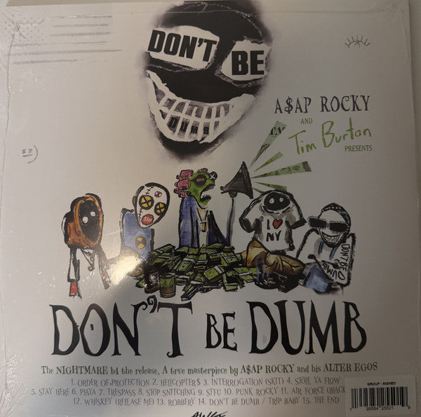 ASAP Rocky : Don't Be Dumb (LP + LP, Whi + Album, Ltd, Gro)