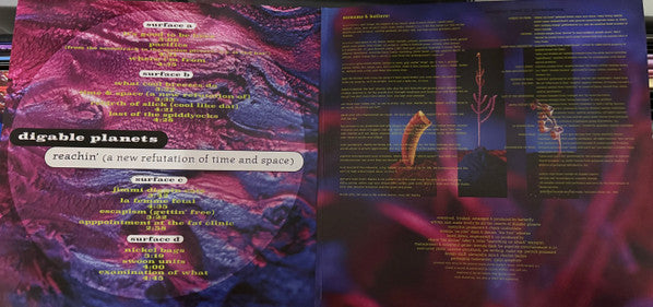 Digable Planets Reachin' (A New Refutation Of Time And Space) vinyl 2LP gatefold inside spread