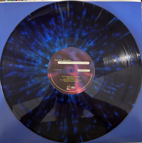 Digable Planets Reachin' (A New Refutation Of Time And Space) limited edition sapphire splatter vinyl 2LP