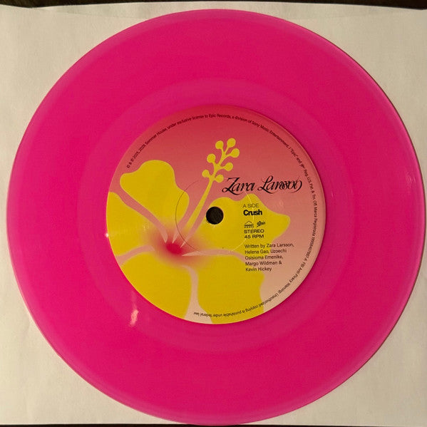 Zara Larsson : Crush / Hot & Sexy (7", Single, Ltd, Pin)