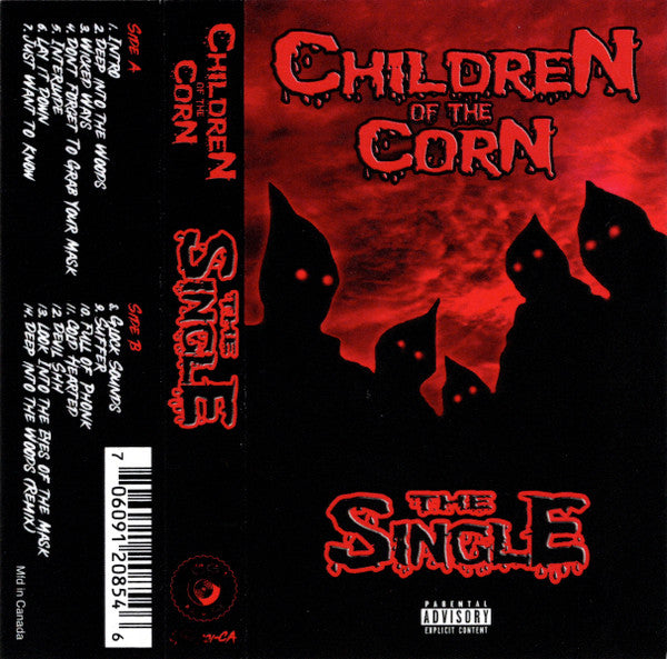 Children Of The Corn The Single cassette J-card front with spine and barcode
