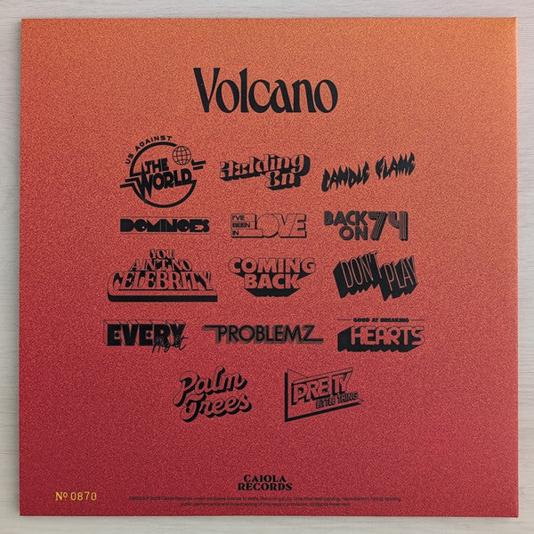 Jungle (12) : Volcano (LP, Album, Ltd, Num, RE, Vol)