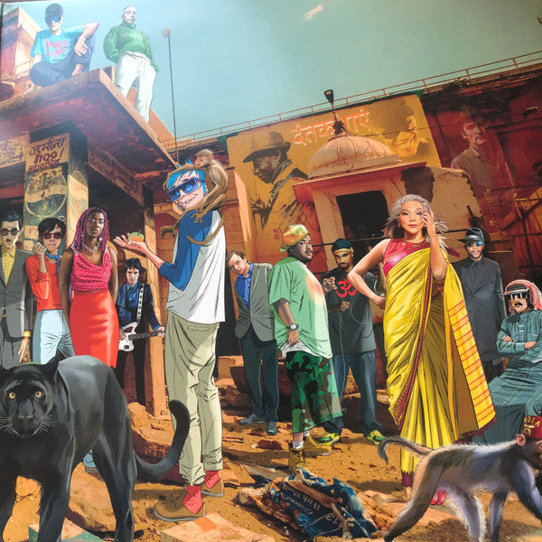 Gorillaz : पर्वत (The Mountain) (LP, Yel + LP, Yel + Album)