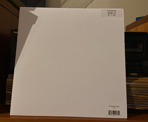 The Pussycat Dolls PCD vinyl test pressing in plain white jacket with info sticker