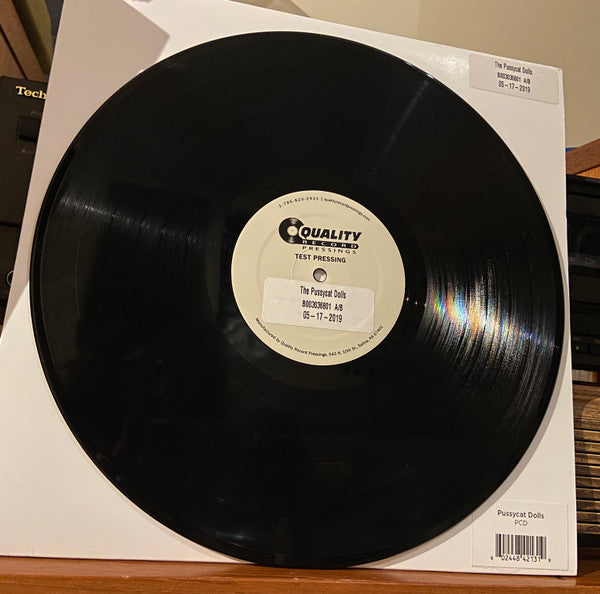 The Pussycat Dolls PCD black vinyl test pressing with Quality Record Pressings label