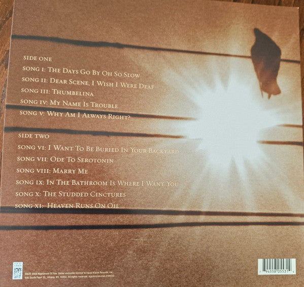 Nightmare Of You : Nightmare Of You (12", Album, Ltd, RE, Clo)