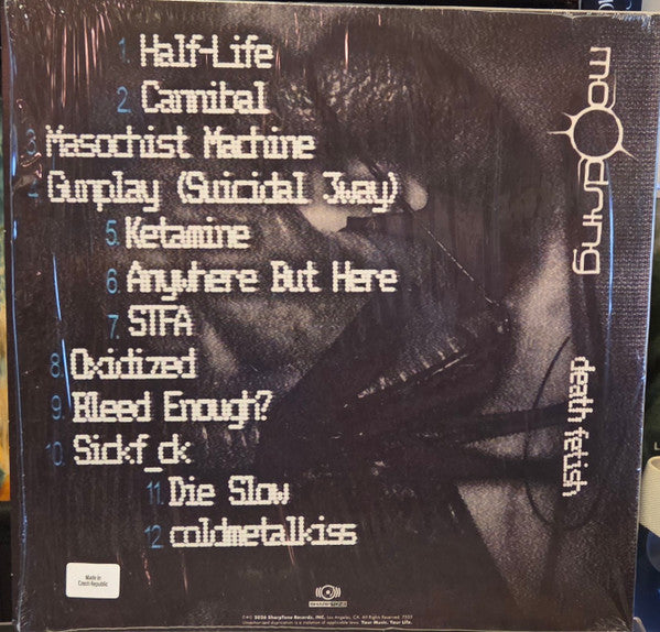 Moodring Death Fetish vinyl LP back cover with tracklist, sealed