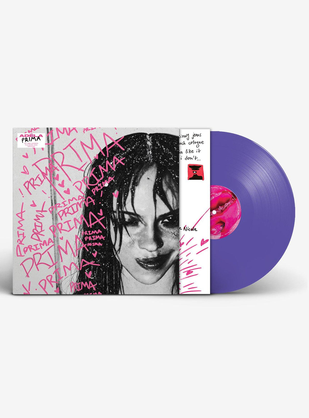 ADÉLA Prima limited edition True Purple vinyl LP mockup