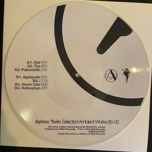 Aphex Twin : Selected Ambient Works 85-92 (2xLP, Album, Ltd, Pic, RE, Gat)