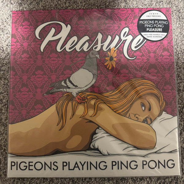 Pigeons Playing Ping Pong : Pleasure (10th Anniversary Edition) Vinyl - Pink Marble (LP, Album, Ltd, Num, RE)