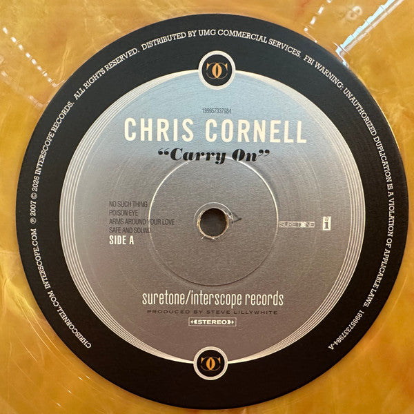 Chris Cornell : Carry On (2xLP, Album, Club, Ltd, Num, RE, Yel)
