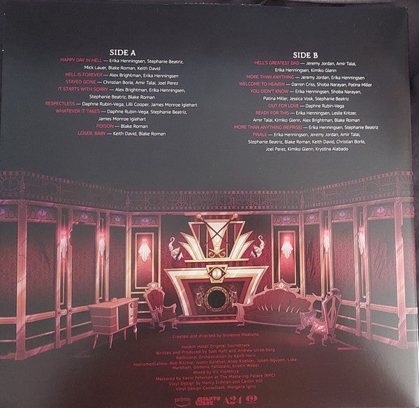 Hazbin Hotel : Hazbin Hotel (Original Soundtrack) (Season One) (LP, Album, Hea)