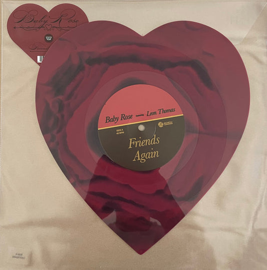 Baby Rose (2), Leon Thomas III : Friends Again (10", Shape, Single, Ltd, Ros)